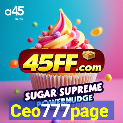Ceo777page